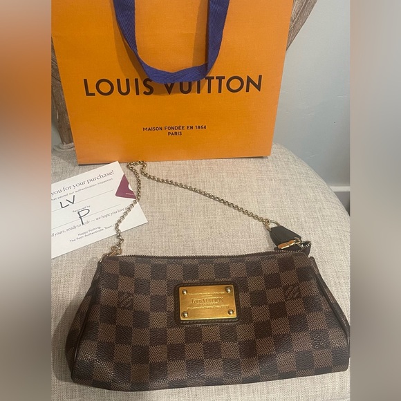 Louis Vuitton damiere ebene eva clutch/crossbody - Picture 11 of 12